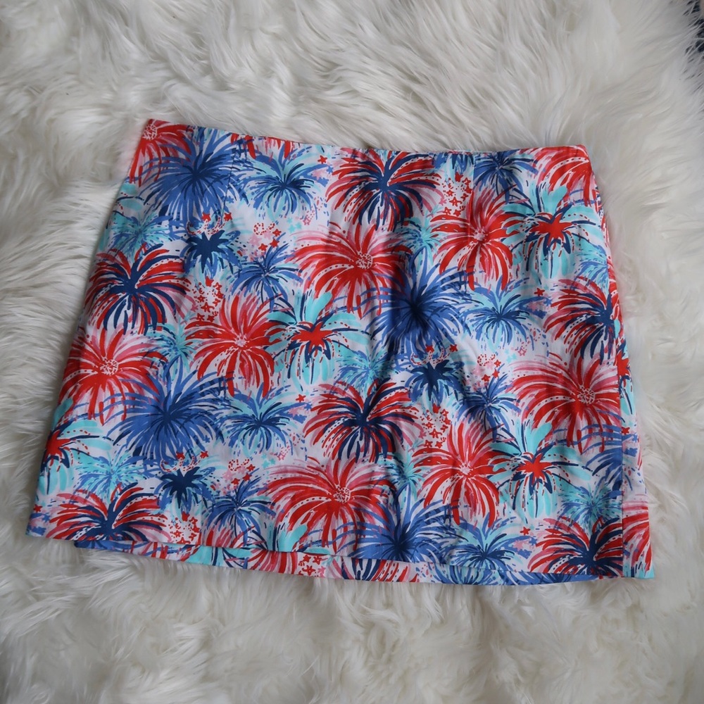 Lilly Pulitzer Tate Skirt Feelin' Sparks Fireworks